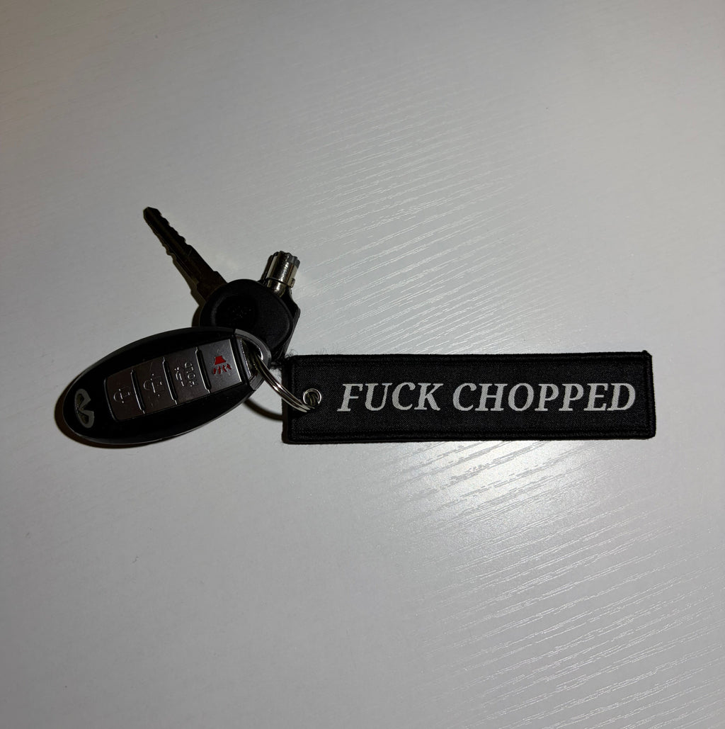 FUCK CHOPPED FLIGHT TAG