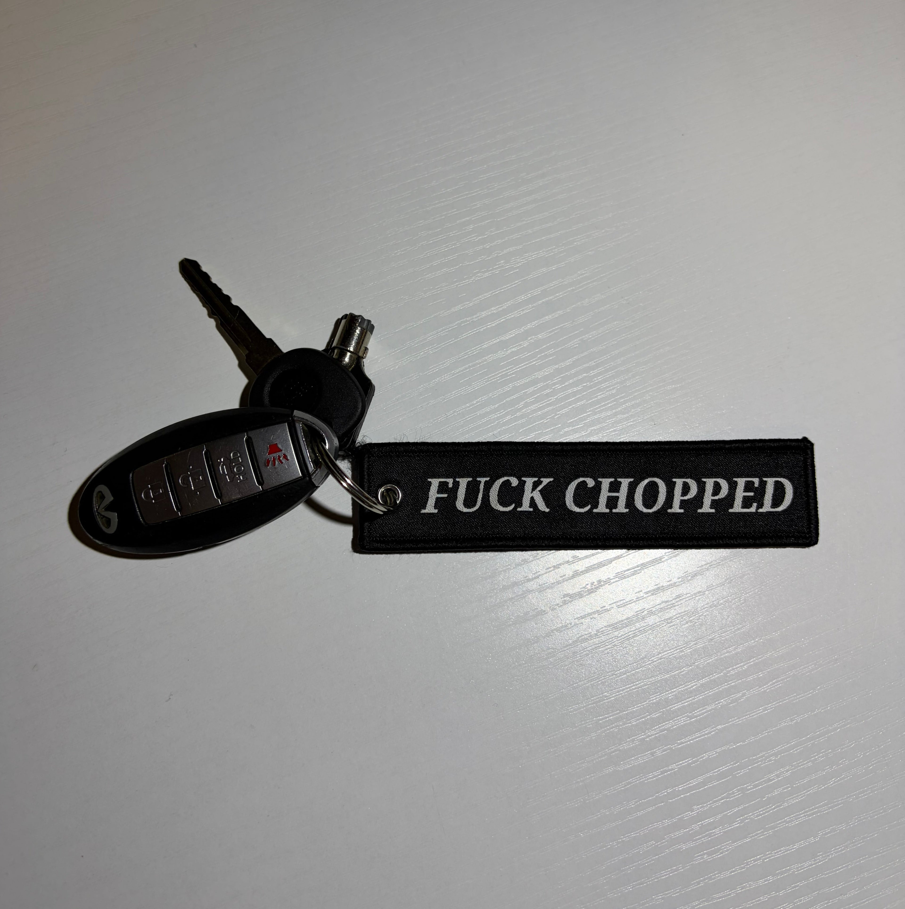FUCK CHOPPED FLIGHT TAG