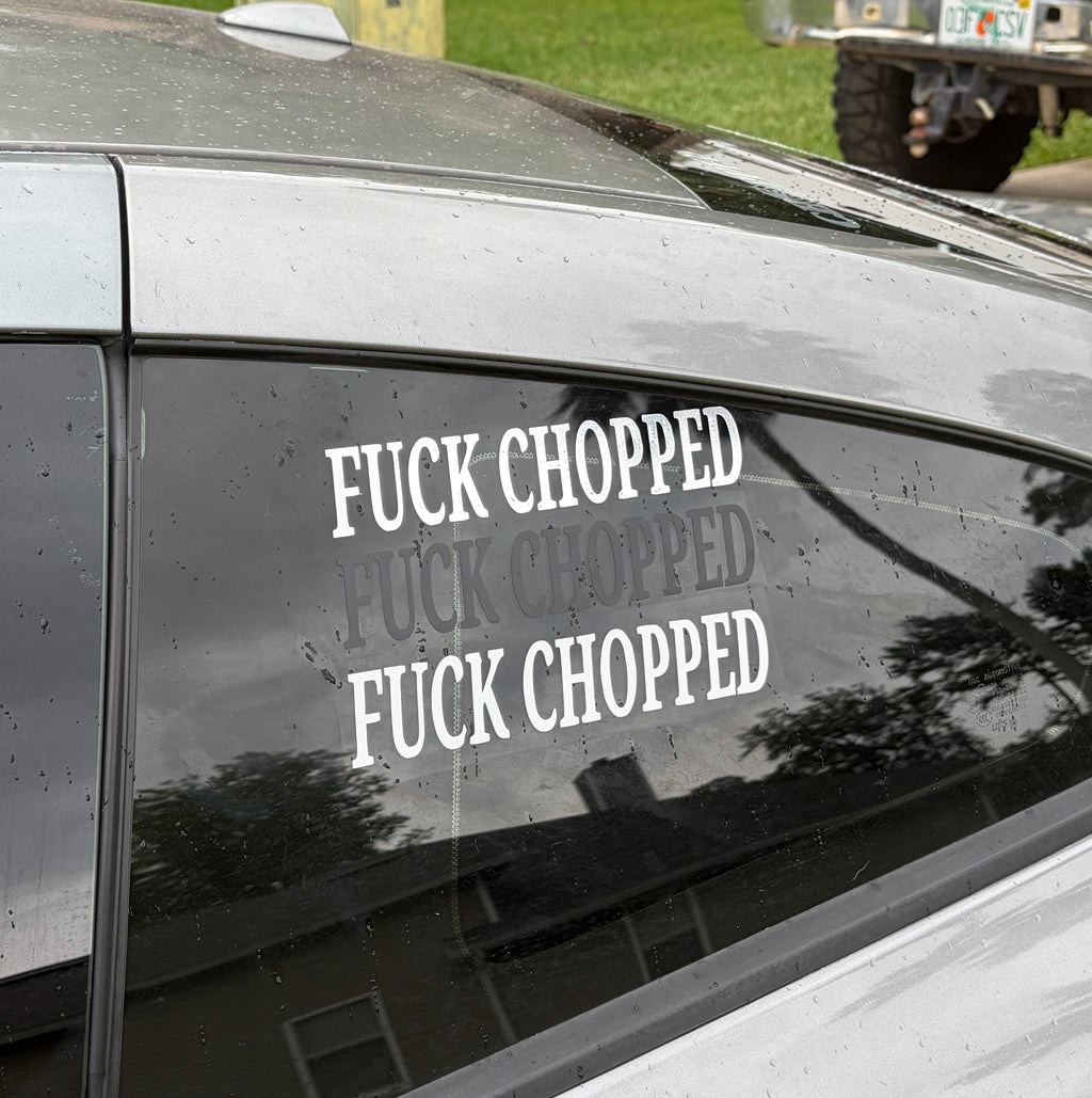 FUCK CHOPPED SLAP